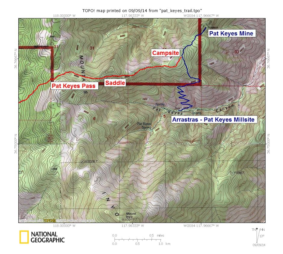 Inyo Mountains Pat Keyes Trail